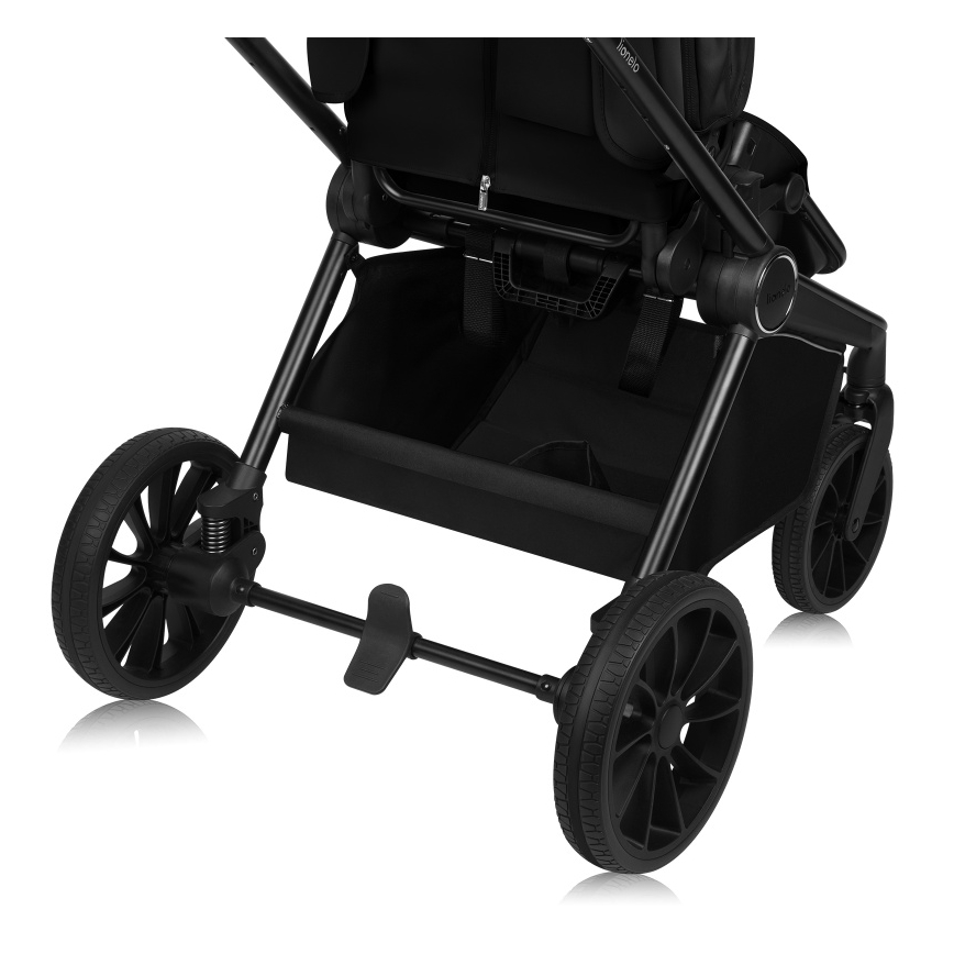 Lionelo - Комбінована коляска 2 в 1 MIKA PLUS Black Onyx