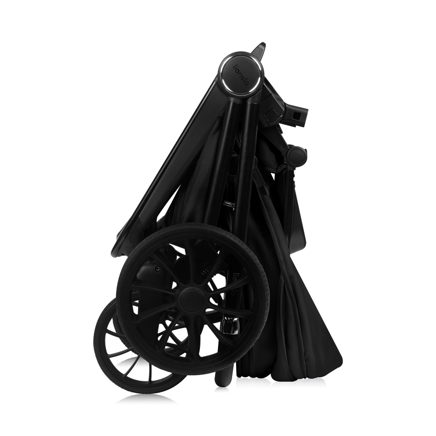 Lionelo - Комбінована коляска 2 в 1 MIKA PLUS Black Onyx