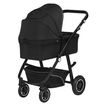 Lionelo - Комбінована коляска 3 в 1 BIANKA Black Onyx