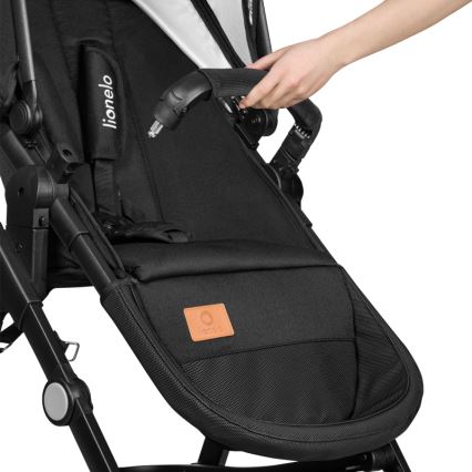 Lionelo - Комбінована коляска 3 в 1 BIANKA Black Onyx