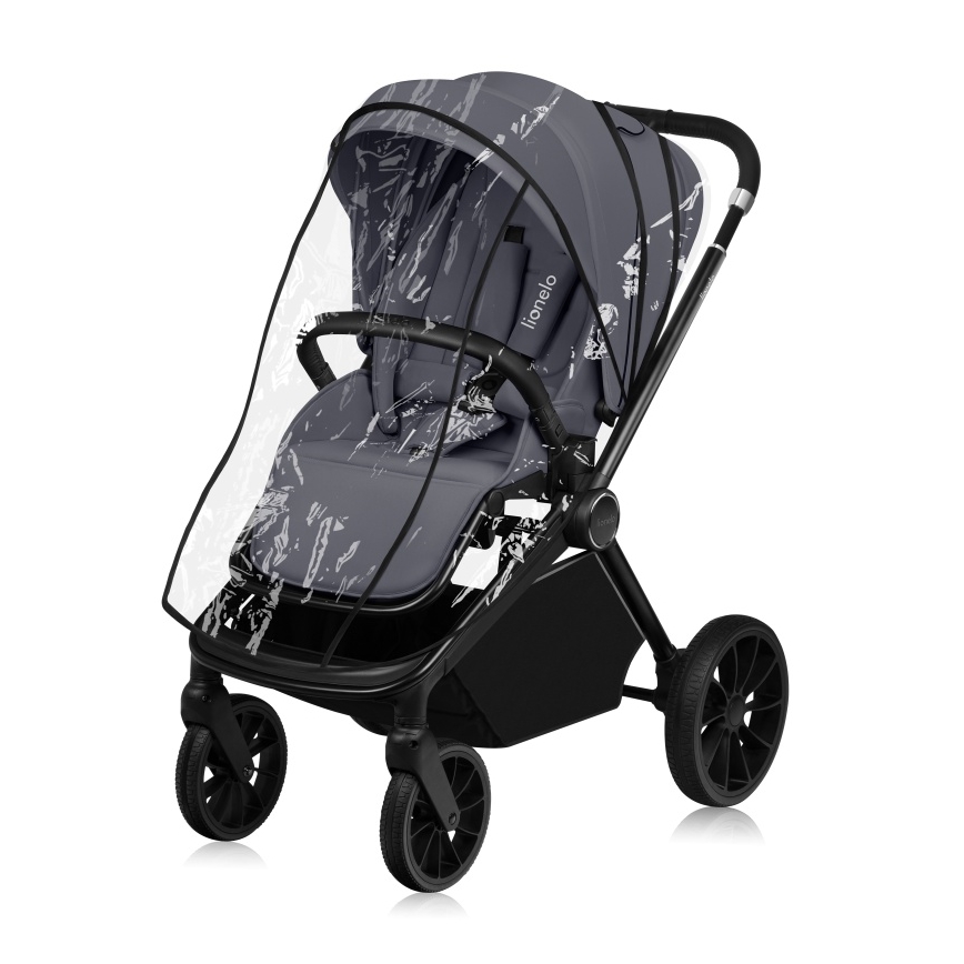 Lionelo - комбінований візок 3 в 1 MIKA PLUS Grey Stone
