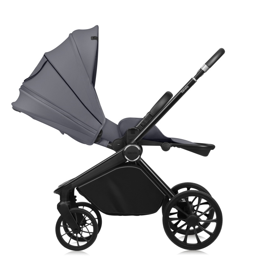Lionelo - комбінований візок 3 в 1 MIKA PLUS Grey Stone
