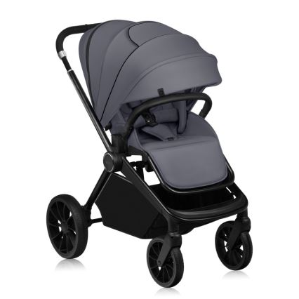 Lionelo - комбінований візок 3 в 1 MIKA PLUS Grey Stone
