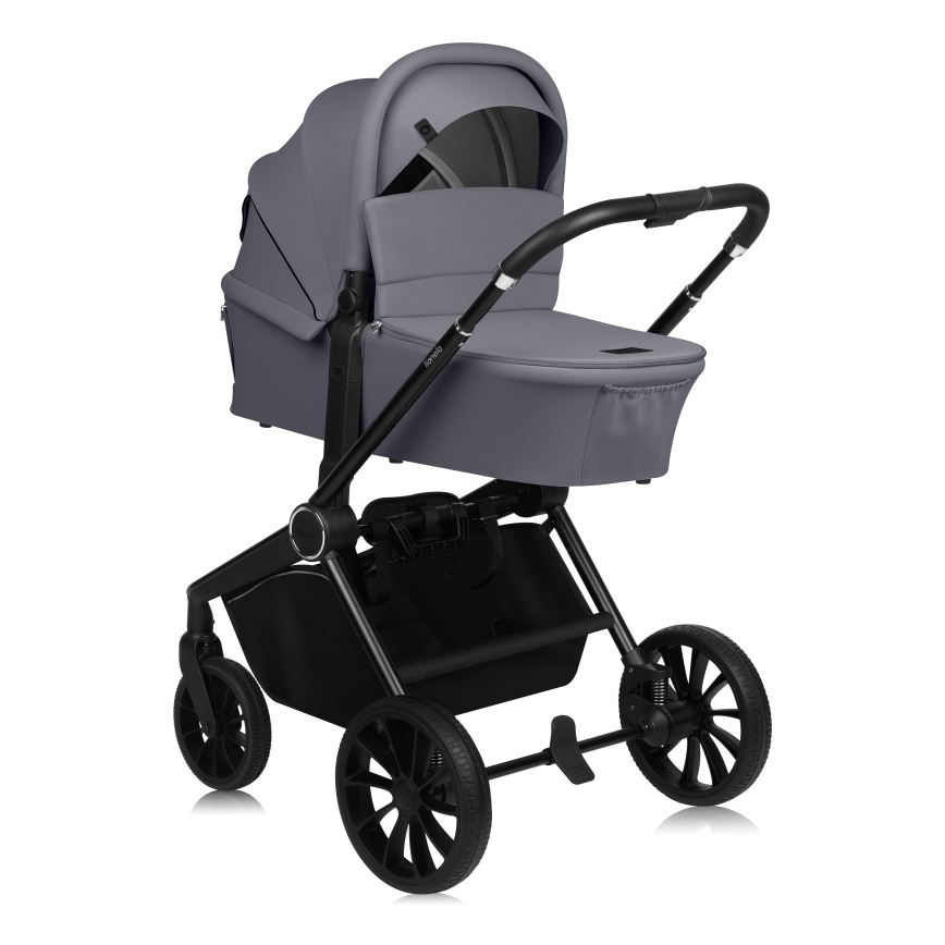 Lionelo - комбінований візок 3 в 1 MIKA PLUS Grey Stone