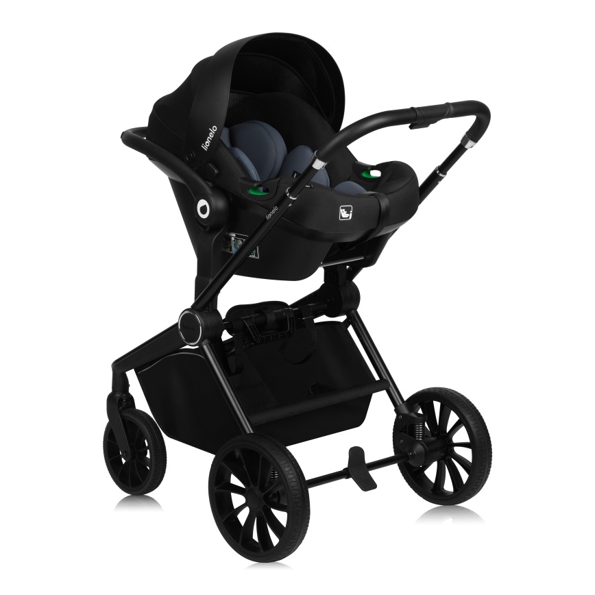 Lionelo - комбінований візок 3 в 1 MIKA PLUS Grey Stone