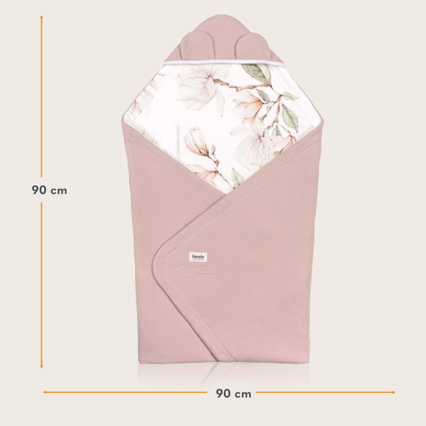 Lionelo - Конверт-пеленка для автокресла TRAVEL SWADDLE, 90x90 cm, бежевый (Magnolia)