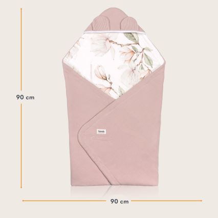 Lionelo - Конверт-ковдра для автокрісла TRAVEL SWADDLE 90x90 cm бежевий (Magnolia)