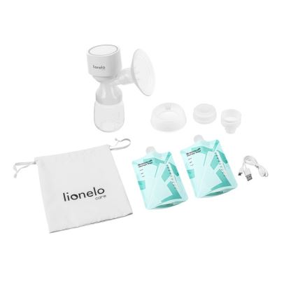 Lionelo - Електричний акумуляторний молоковідсмоктувач для грудного молока FIDI ONE 5V 1000 mAh 180 мл