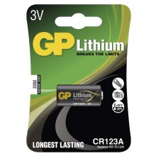 Литиевая батарейка CR123A GP LITHIUM 3V/1400 mAh