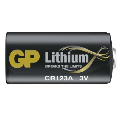 Литиевая батарейка CR123A GP LITHIUM 3V/1400 mAh