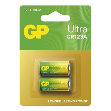 Літієва батарейка CR123A GP LITHIUM 3V/1400 mAh