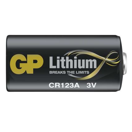 Літієва батарея CR123A GP LITHIUM 3V/1400 mAh