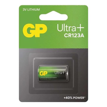 Літієва батарея CR123A GP LITHIUM 3V/1550 mAh