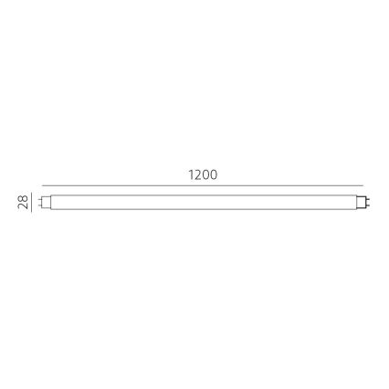Люмінесцентна LED трубка T8 G13/16W/230V 3000K