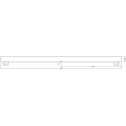 Люмінесцентна LED трубка з регулюванням яскравості S14s/9,9W/230V 2700K 100 см CRI 90 - Osram