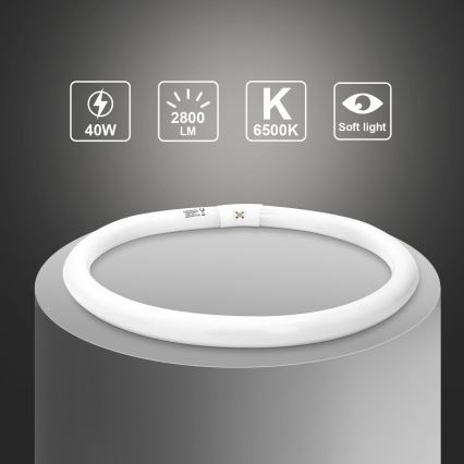 Люмінесцентна трубка T9 G10q/40W/230V 6500K - Aigostar