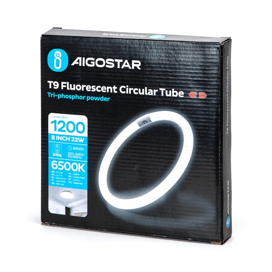 Люминесцентная трубка T9 G10Q/22 Вт/230 В 6500 К - Aigostar