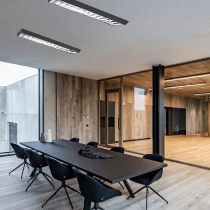 Люмінесцентний світильник T8 2xG13/18W/230V 120 см чорний