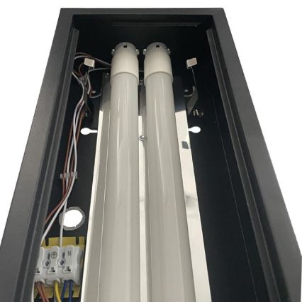 Люмінесцентний світильник T8 2xG13/18W/230V 120 см чорний