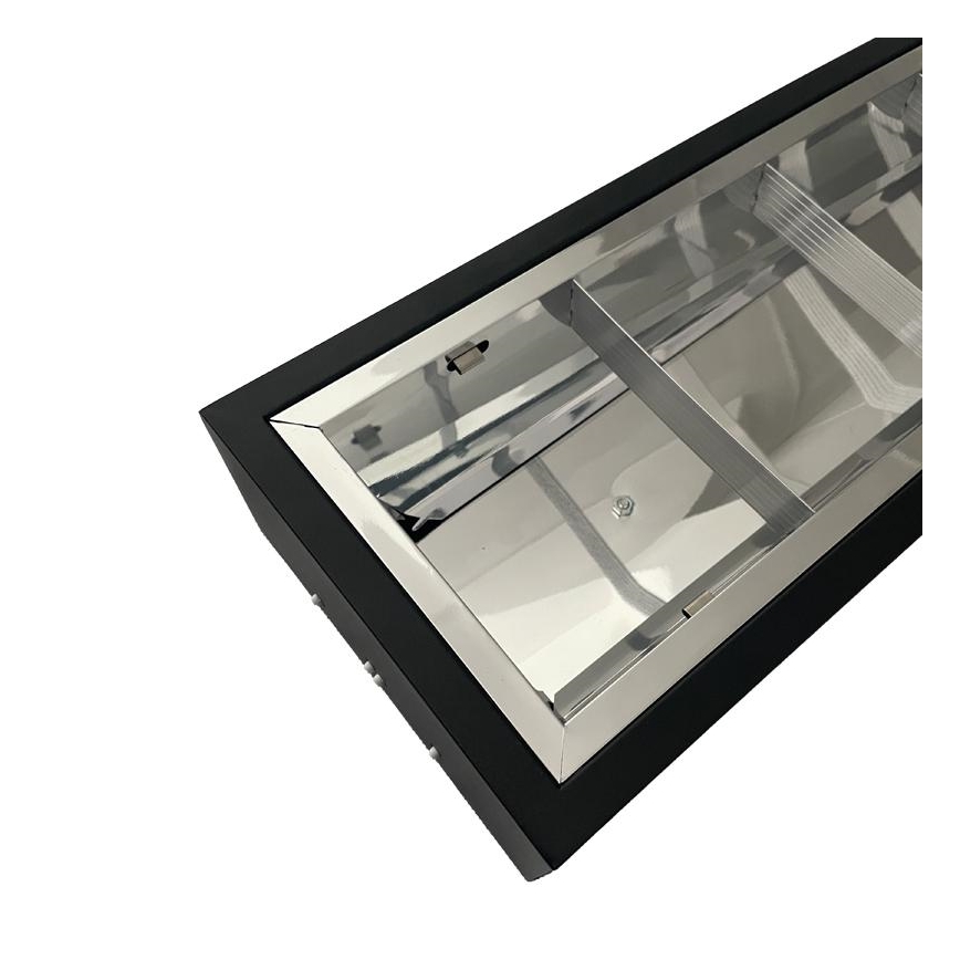 Люмінесцентний світильник T8 2xG13/18W/230V 120 см чорний