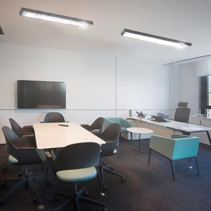 Люмінесцентний світильник T8 2xG13/18W/230V 120 см чорний