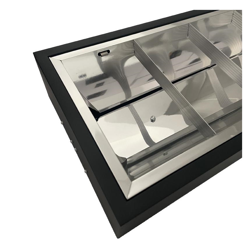 Люмінесцентний світильник T8 2xG13/18W/230V 120 см чорний