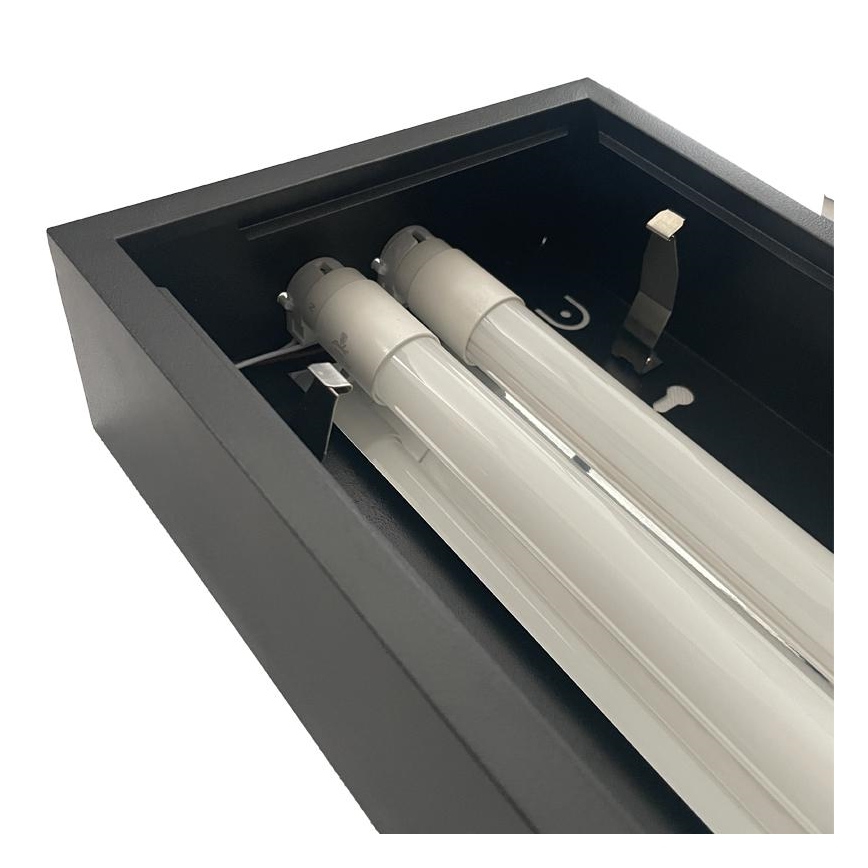 Люмінесцентний світильник T8 2xG13/18W/230V 120 см чорний