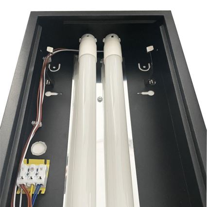 Люмінесцентний світильник T8 2xG13/18W/230V 120 см чорний