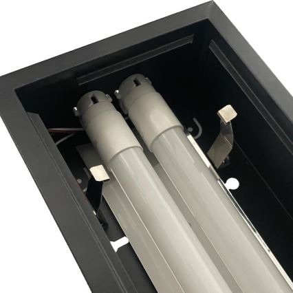 Люминесцентный светильник T8 2xG13/18W/230V 120 см черный