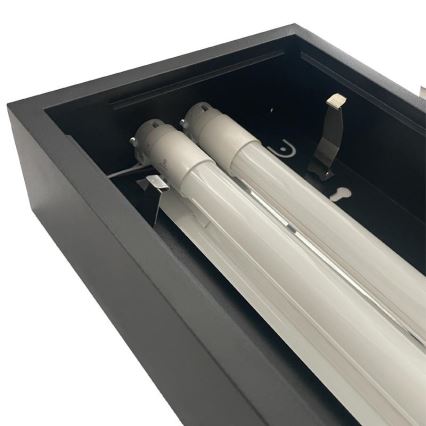 Люминесцентный светильник T8 2xG13/18W/230V 120 см черный