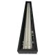Люминесцентный светильник T8 2xG13/18W/230V 120 см черный