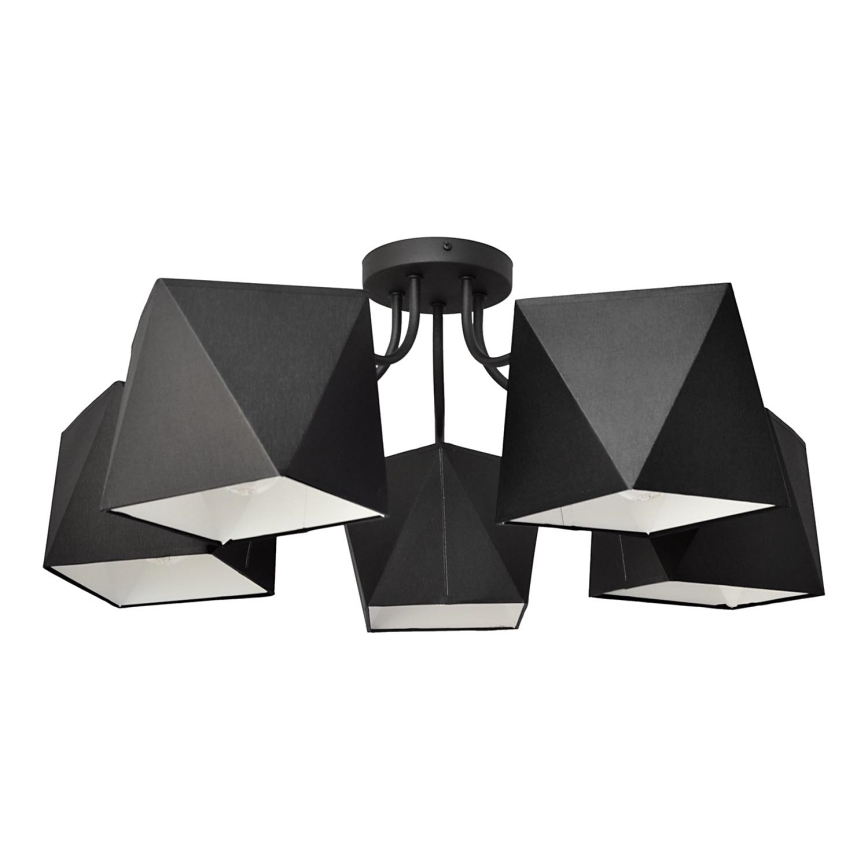 Люстра ADAMANT 5xE27/15W/230V черная