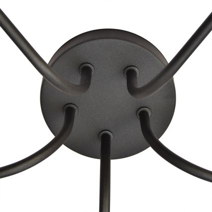 Люстра ADAMANT 5xE27/15W/230V черная