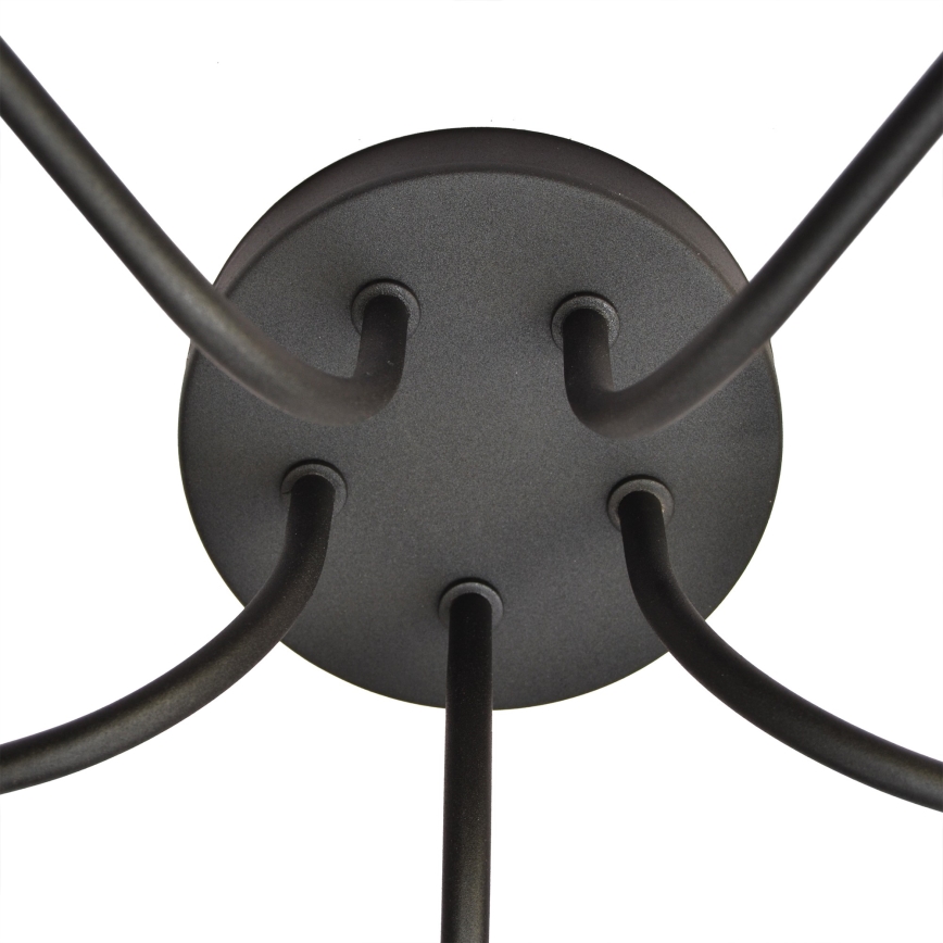 Люстра ADAMANT 5xE27/15W/230V черная