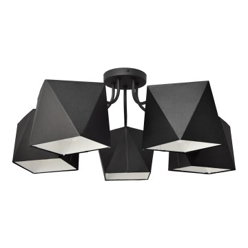 Люстра ADAMANT 5xE27/15W/230V чорний