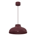 Люстра BASCA на тросе, 1xE27/15W/230V, бордовая