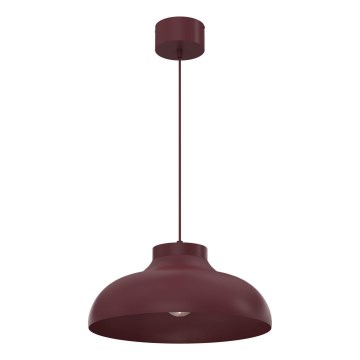 Люстра BASCA на тросе, 1xE27/15W/230V, бордовая