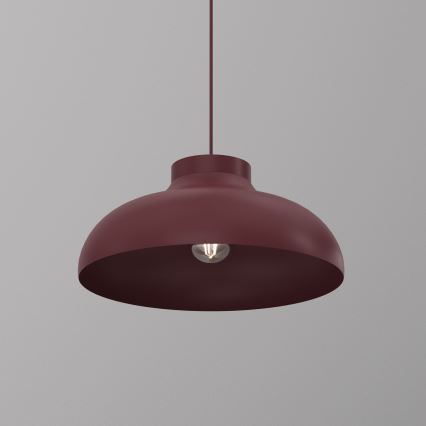 Люстра BASCA на тросе, 1xE27/15W/230V, бордовая