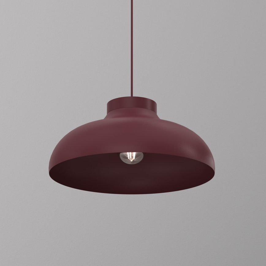 Люстра BASCA на тросе, 1xE27/15W/230V, бордовая