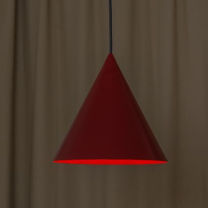 Люстра ETNA II на тросе 1xE27/15W/230V диам. 25 см красная