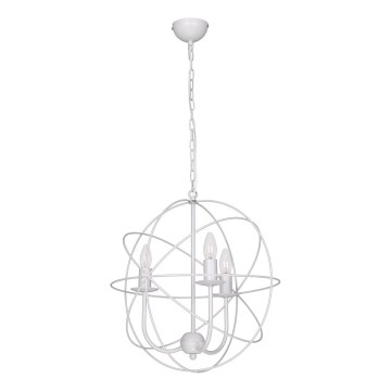 Люстра GLOBE 3 3xE14/60W белая