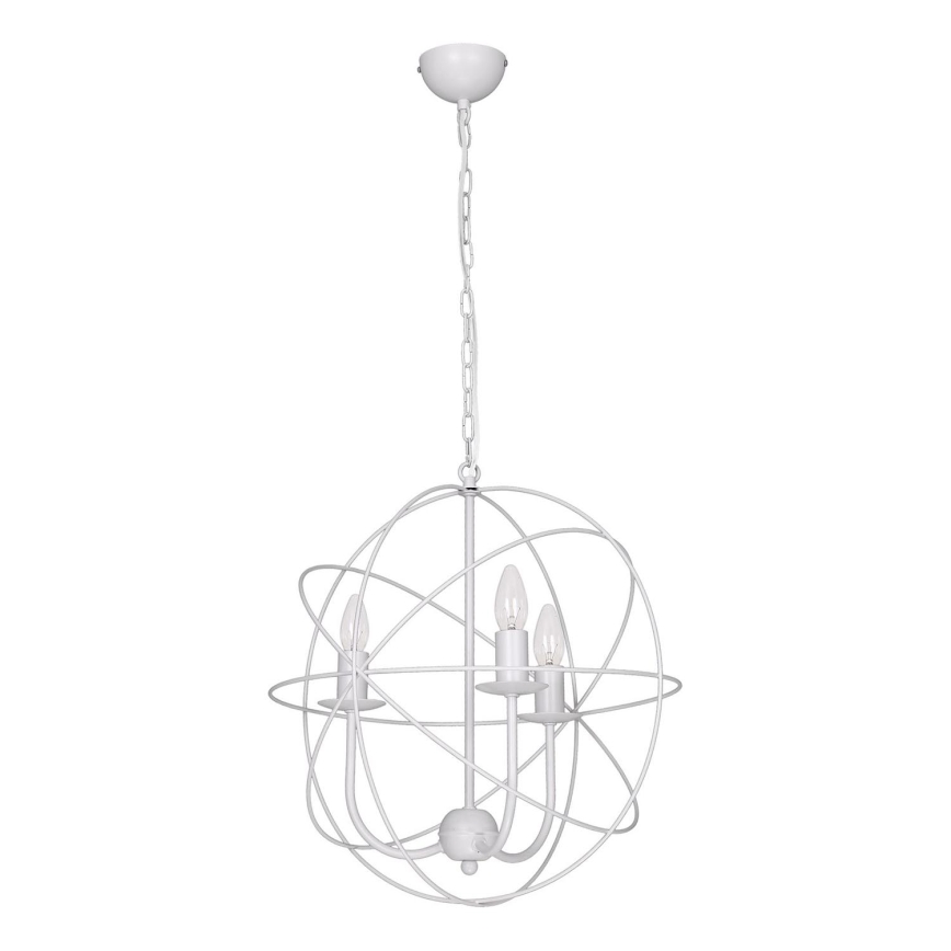 Люстра GLOBE 3 3xE14/60W білий
