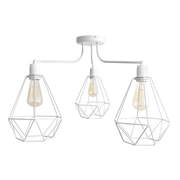 Люстра KARO 3xE27/15W/230V белая