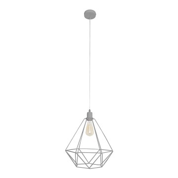 Люстра KARO LARGE 1xE27/15W/230V сірий