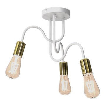 Люстра KINGA 3xE14/60W/230V кремовая