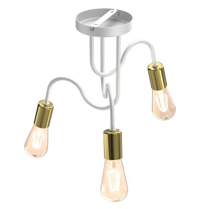 Люстра KINGA 3xE14/60W/230V кремовая