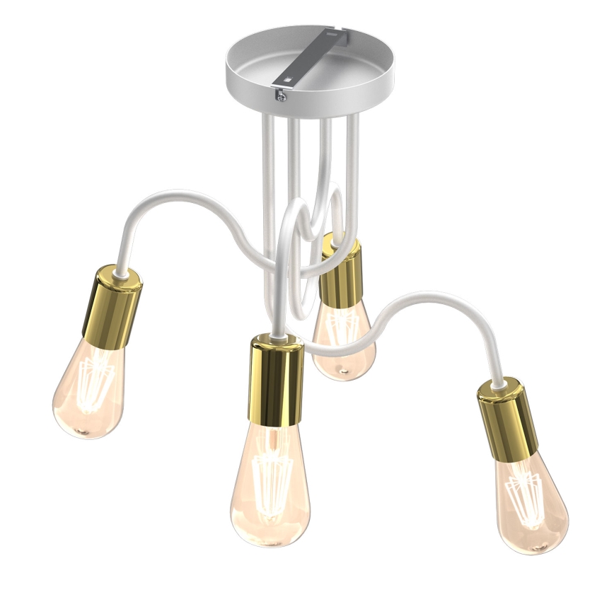 Люстра KINGA 5xE14/60W/230V кремовая