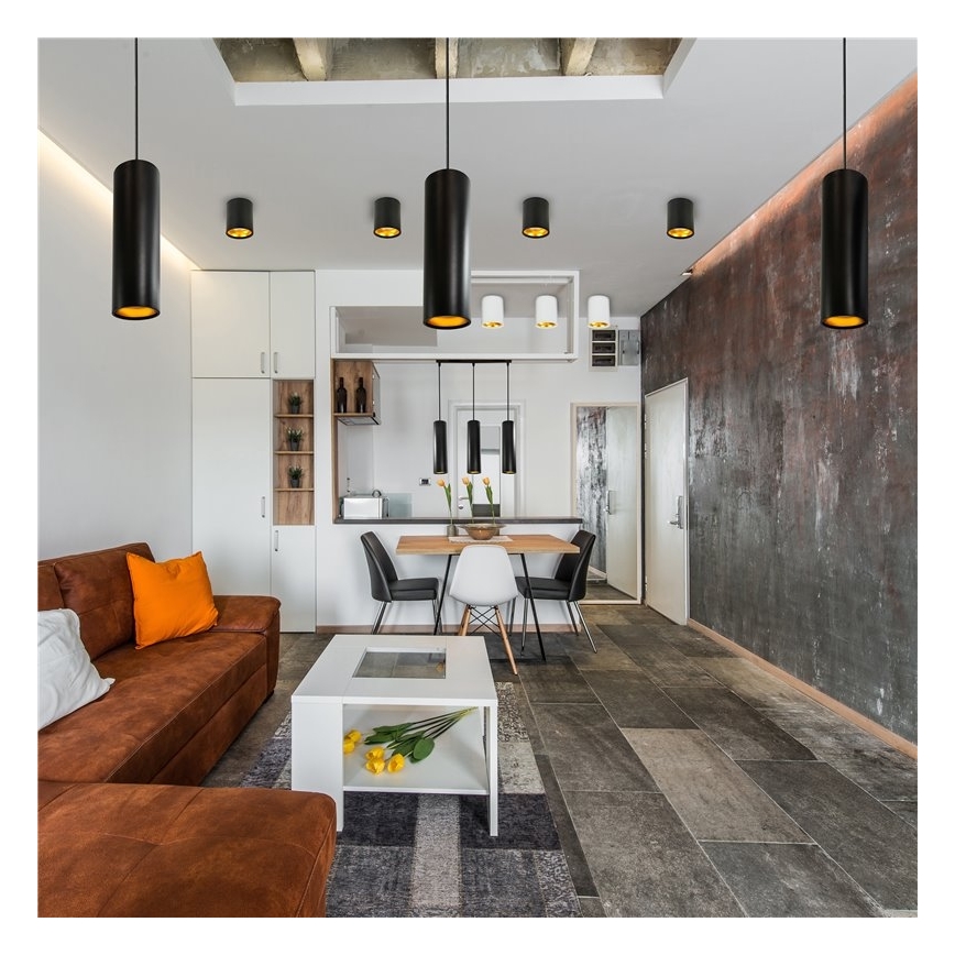 Люстра LATI 1xGU10/8W/230V черная