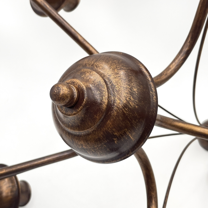 Люстра на цепи ANTON 5xE14/15W/230V бронзовая