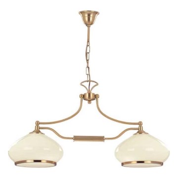 Люстра на цепи ASTORIA 2xE27/15W/230V золотистый